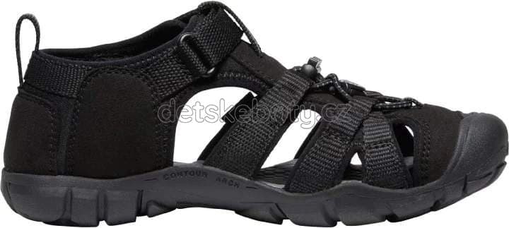 Dětské sandály Keen Seacamp II CNX children black/grey Velikost: 29 - náhled 2