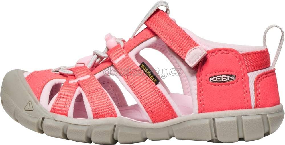 Dětské sandály Keen Seacamp II CNX children dubarry/giggle pink Velikost: 31 - náhled 4