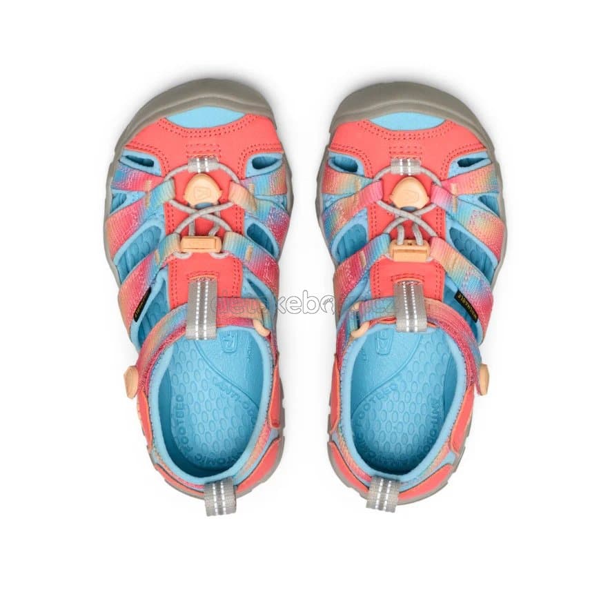 Dětské sandály Keen Seacamp II CNX youth ombre pink lemonade Velikost: 32-33 - náhled 2