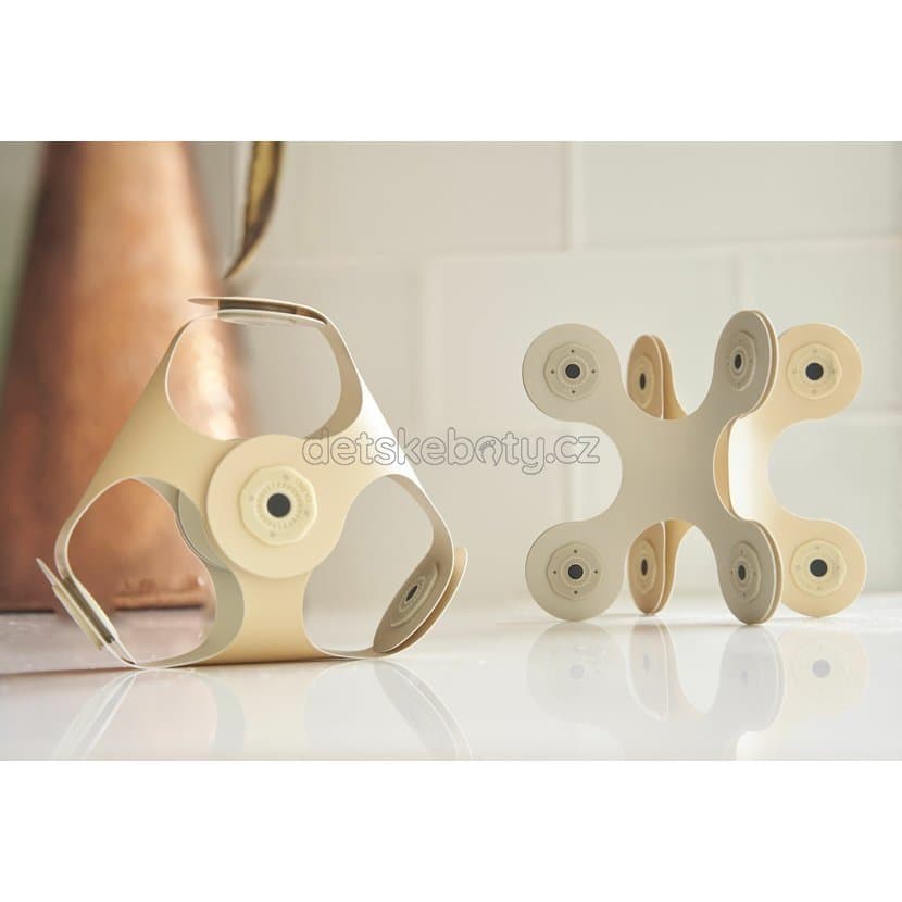 CLIXO Designer Beige & Grey - magnetická stavebnice 9 kusů - náhled 3