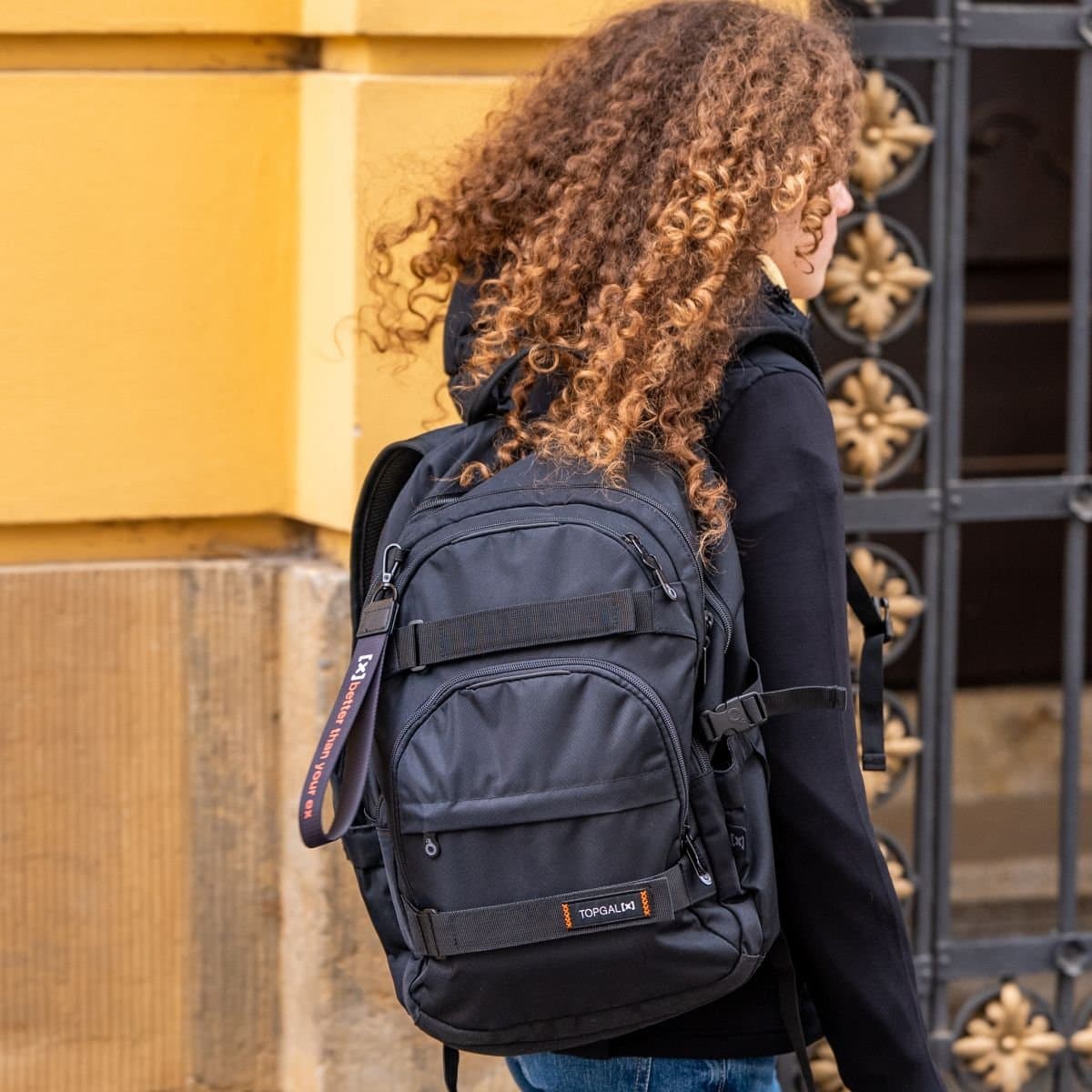 Černý batoh Topgal VIKI X 26057 - náhled 2