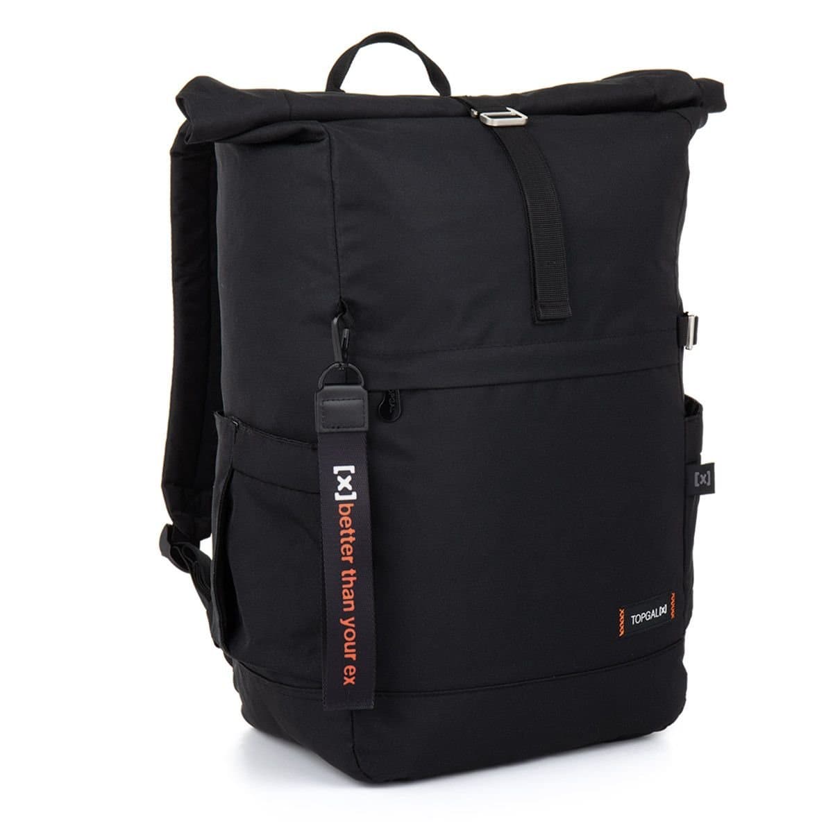 Černý rolltop batoh Topgal EZRA X 26059 - náhled 1