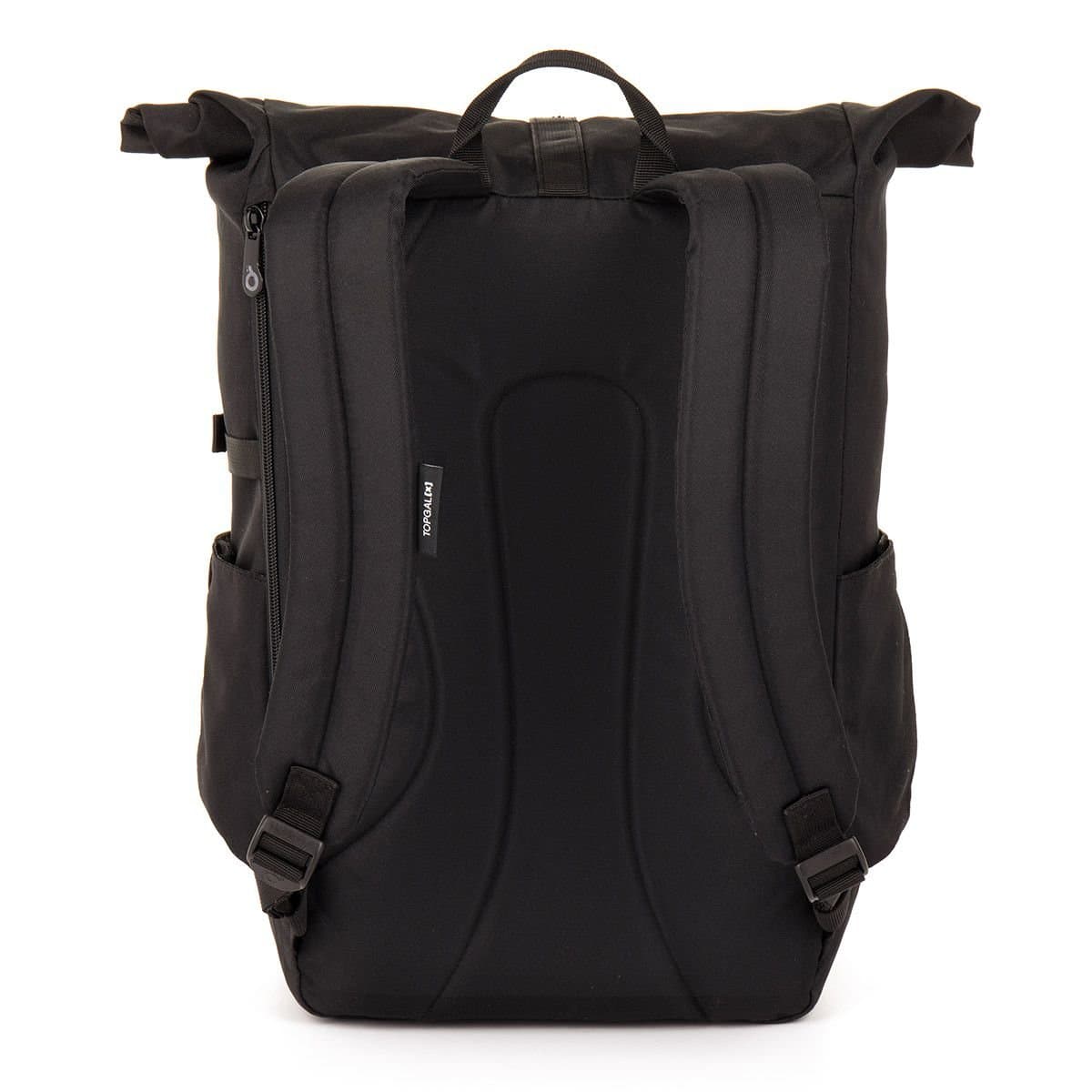 Černý rolltop batoh Topgal EZRA X 26059 - náhled 4