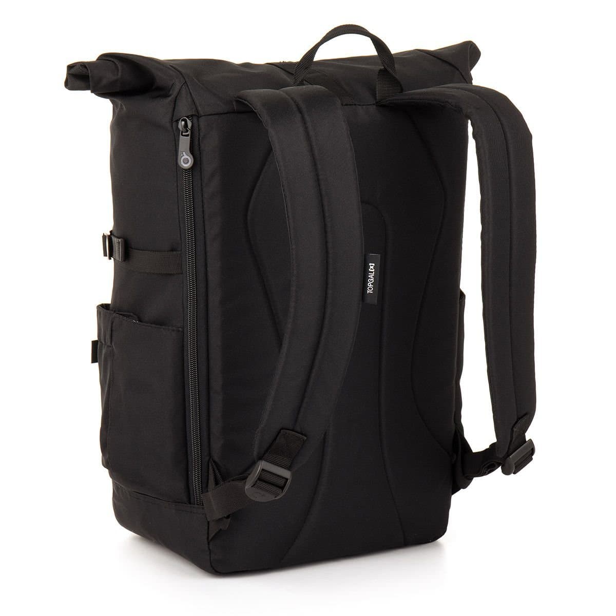 Černý rolltop batoh Topgal EZRA X 26059 - náhled 5