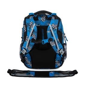 Bagmaster LUMI 23 D školní batoh - modré auto - náhled 4