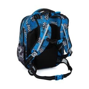 Bagmaster LUMI 23 D školní batoh - modré auto - náhled 5