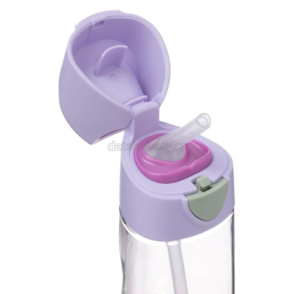 b.box 1384 Lahev na pití s brčkem 450 ml - sugar plum - náhled 3