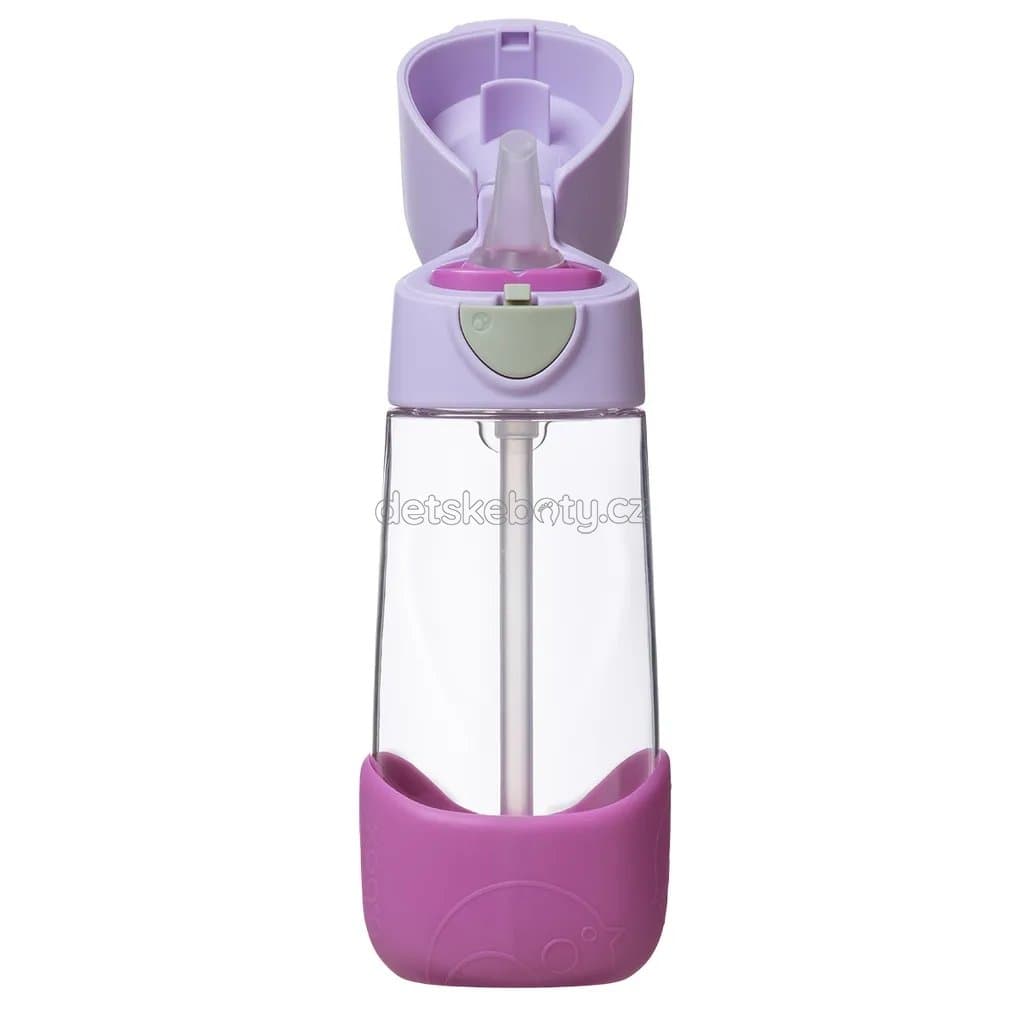 b.box 1384 Lahev na pití s brčkem 450 ml - sugar plum - náhled 5