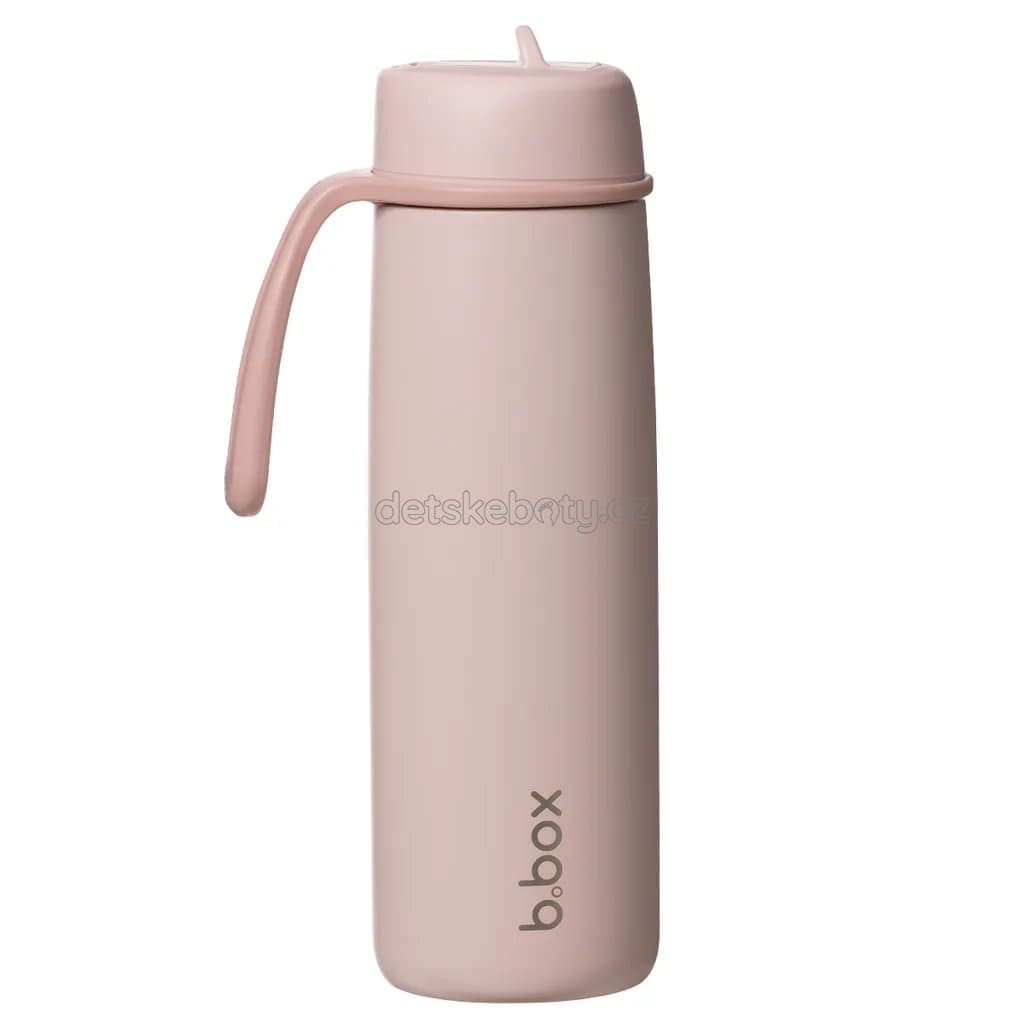 b.box1425 Nerezová termolahev s brčkem 690 ml - blush crush