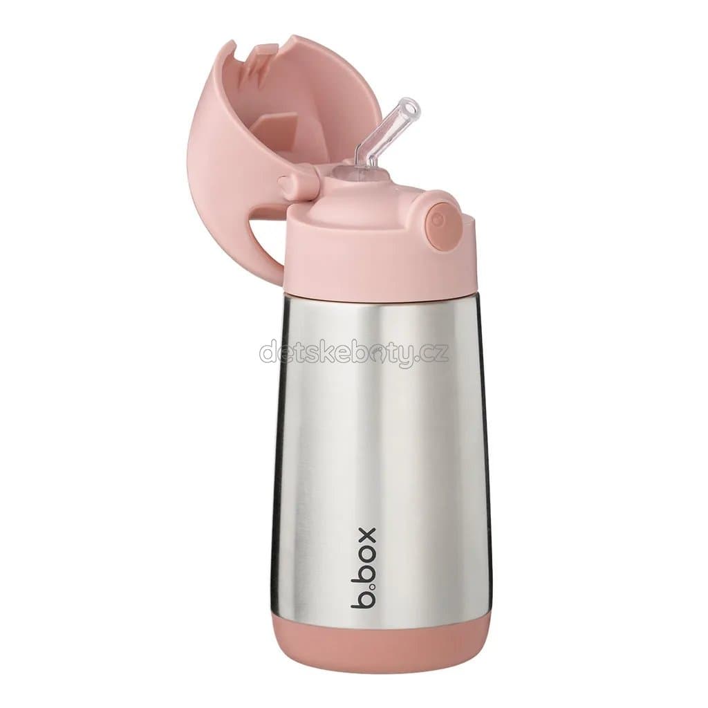 b.box 1532 Termoska na pití s brčkem 350 ml - blush crush - náhled 3