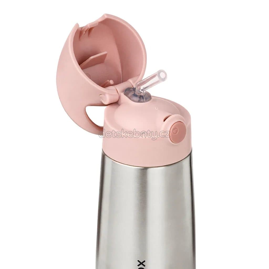 b.box 1532 Termoska na pití s brčkem 350 ml - blush crush - náhled 4