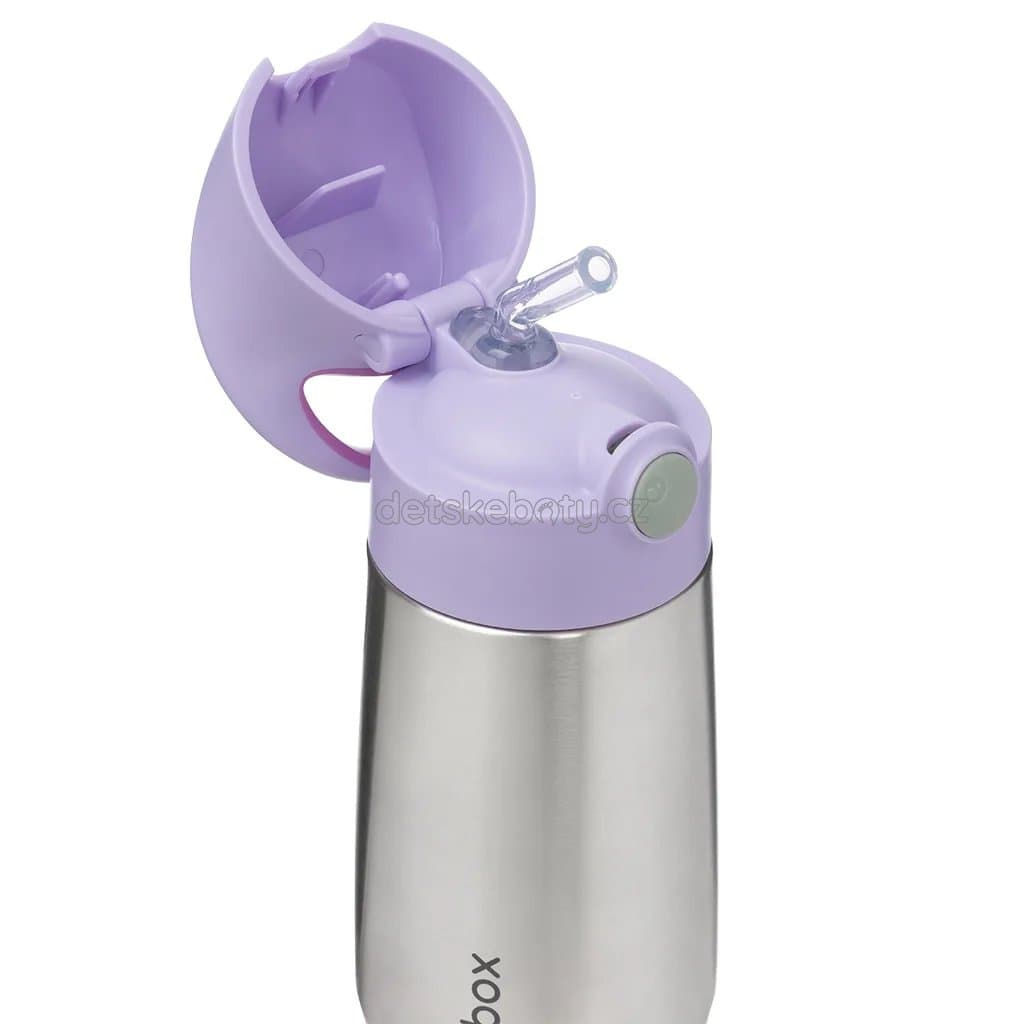 b.box 1380 Termoska na pití s brčkem 350 ml - sugar plum - náhled 3