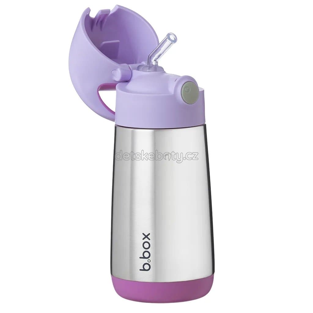 b.box 1380 Termoska na pití s brčkem 350 ml - sugar plum - náhled 4