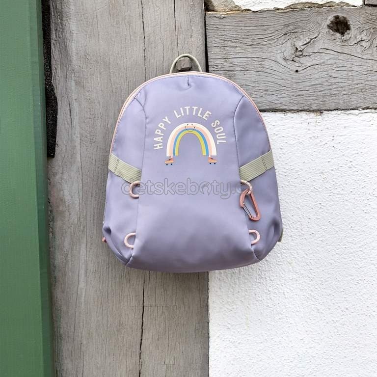 LÄSSIG Tiny Backpack Outdoor 2025 rainbow pastel lilac - náhled 5
