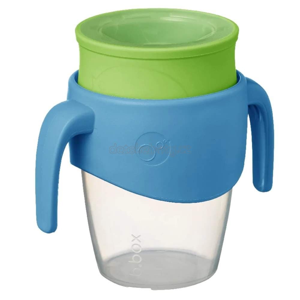 b.box 200133 360° netekoucí učící hrneček 250 ml - modrý/zelený - náhled 2