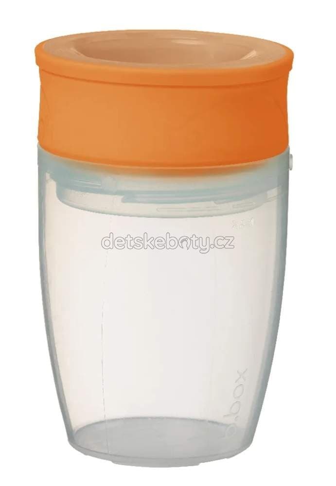 b.box 200134 360° netekoucí učící hrneček 250 ml - růžový/oranžový - náhled 3