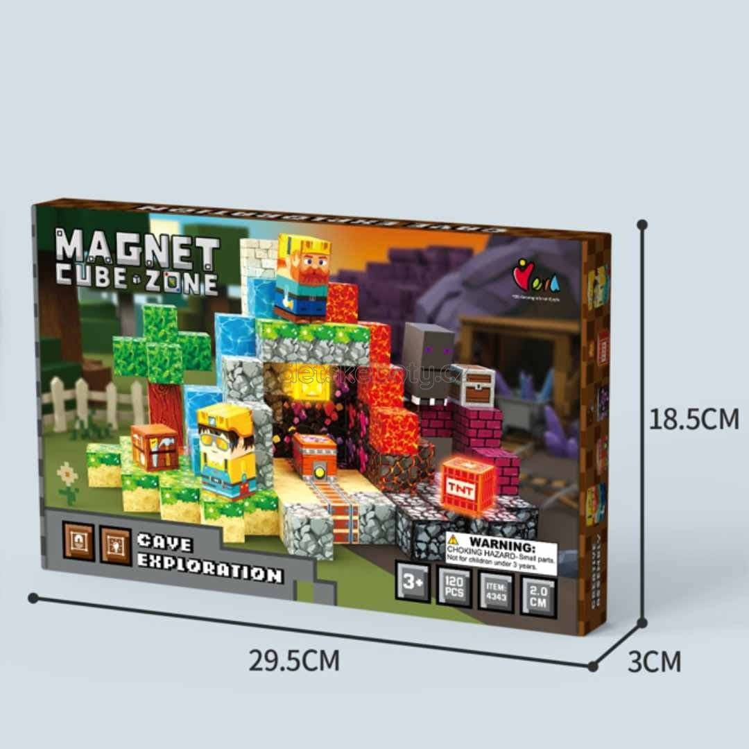 MUTO Magnetická stavebnice – Jeskynní výprava 120 ks - náhled 2