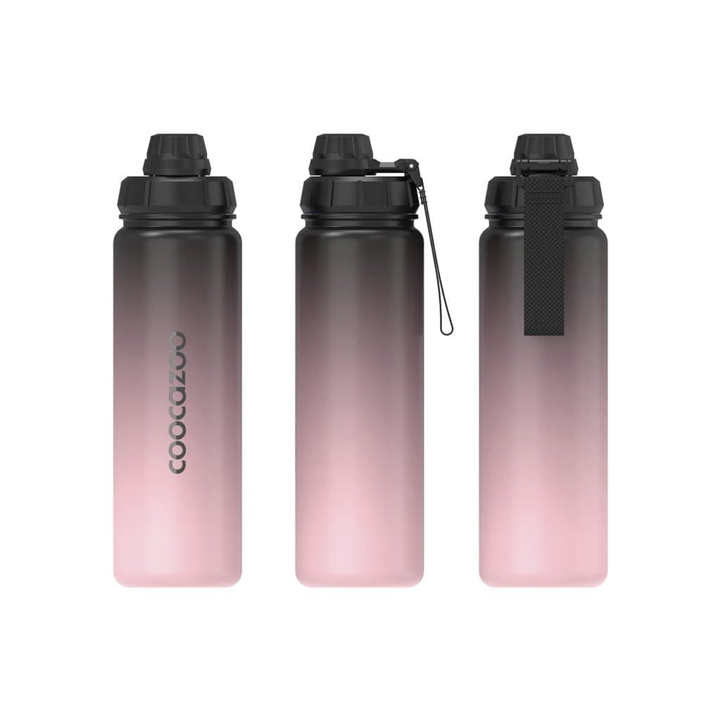 Izolovaná láhev na pití z nerezové oceli coocazoo 0,7 l, Gradient Rose