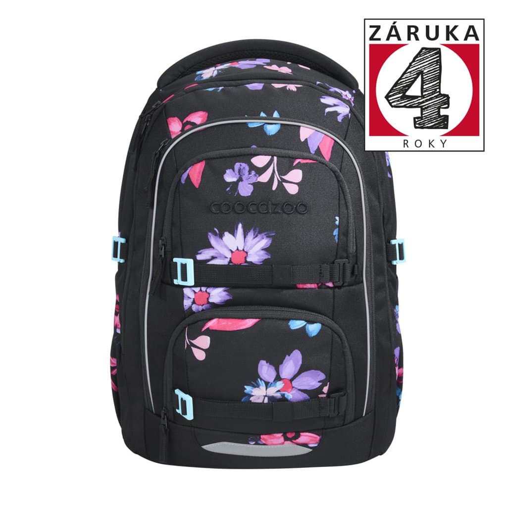 Školní batoh coocazoo PORTER, Floral Artnight, AGR certifikát